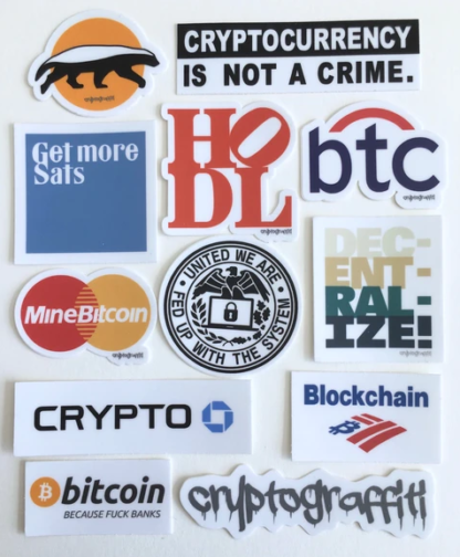 cryptograffiti crypto stickerpack